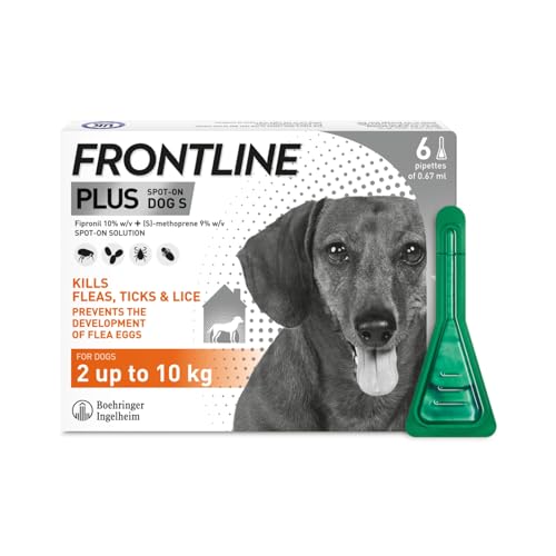 Imagen de FRONTLINE Plus Flea & Tick Treatment for Small Dogs - 6 Pipettes en OfertitasTOP