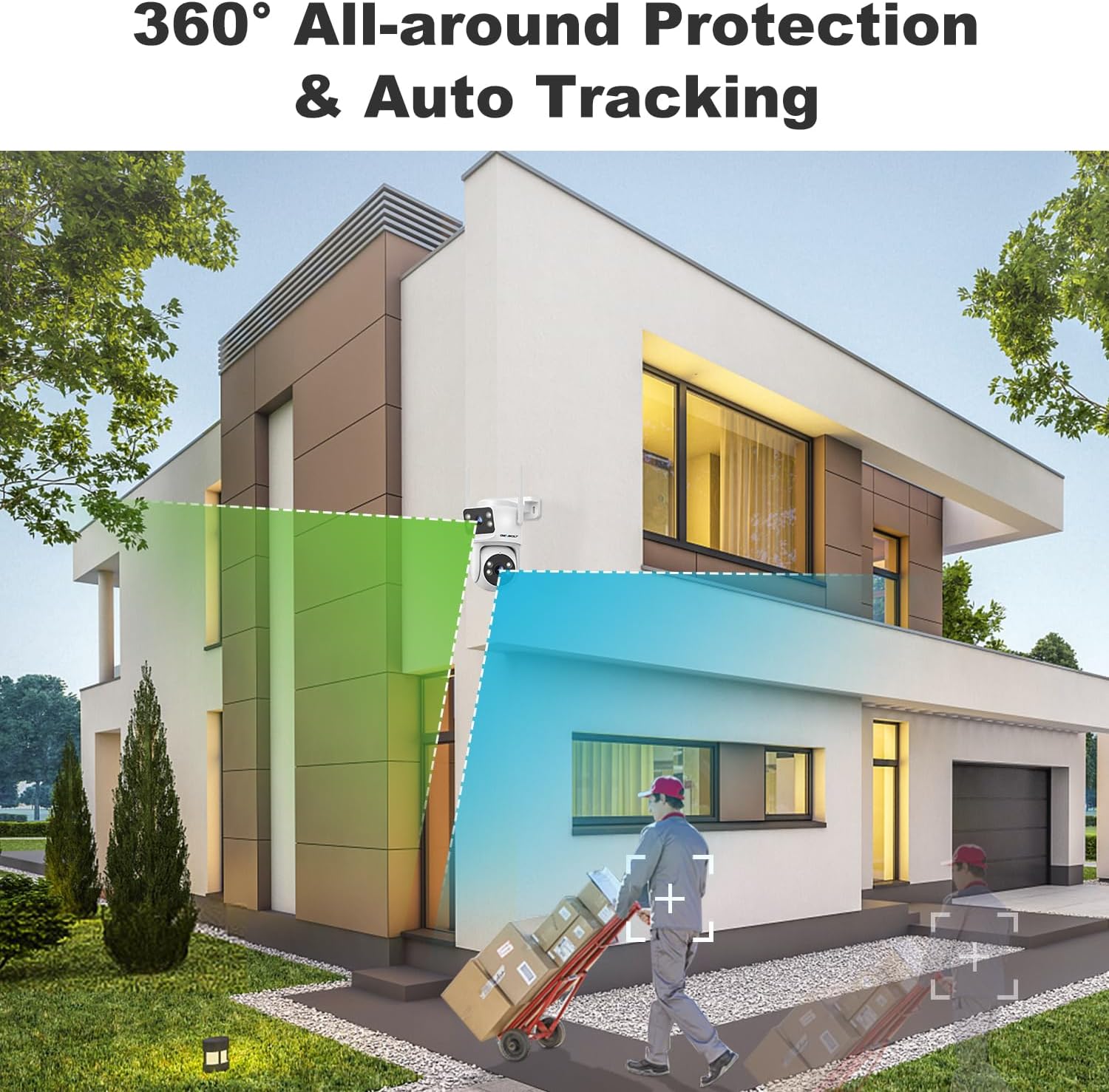 Thumbnail 3 de GENBOLT Dual Lens WiFi Security Camera 2.4/5GHz