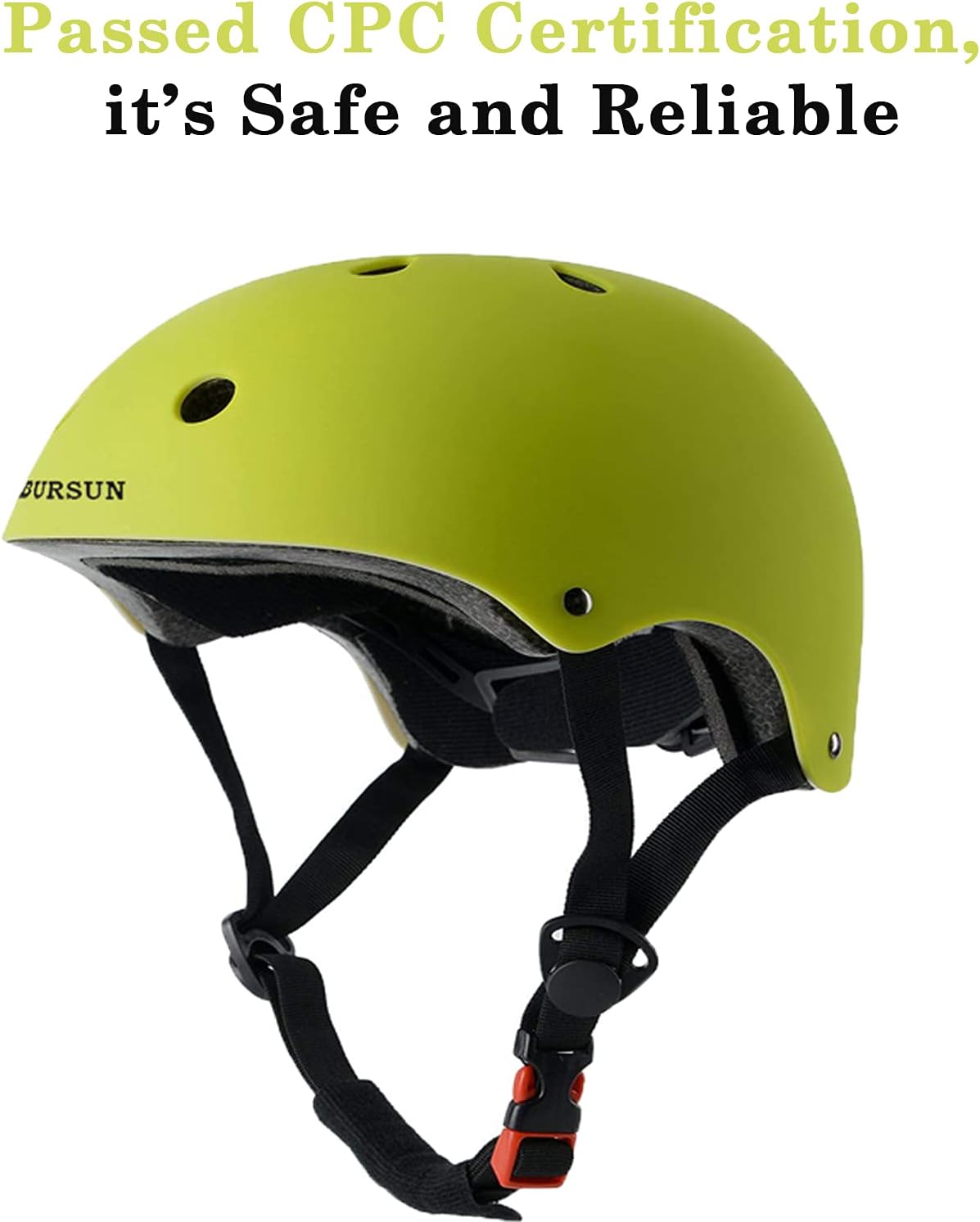 Thumbnail 5 de BURSUN Kids Bike Helmet for Multi-Sports, Adjustable Toddler Helmet (3-8 years, 48cm-54cm) with Ventilation
