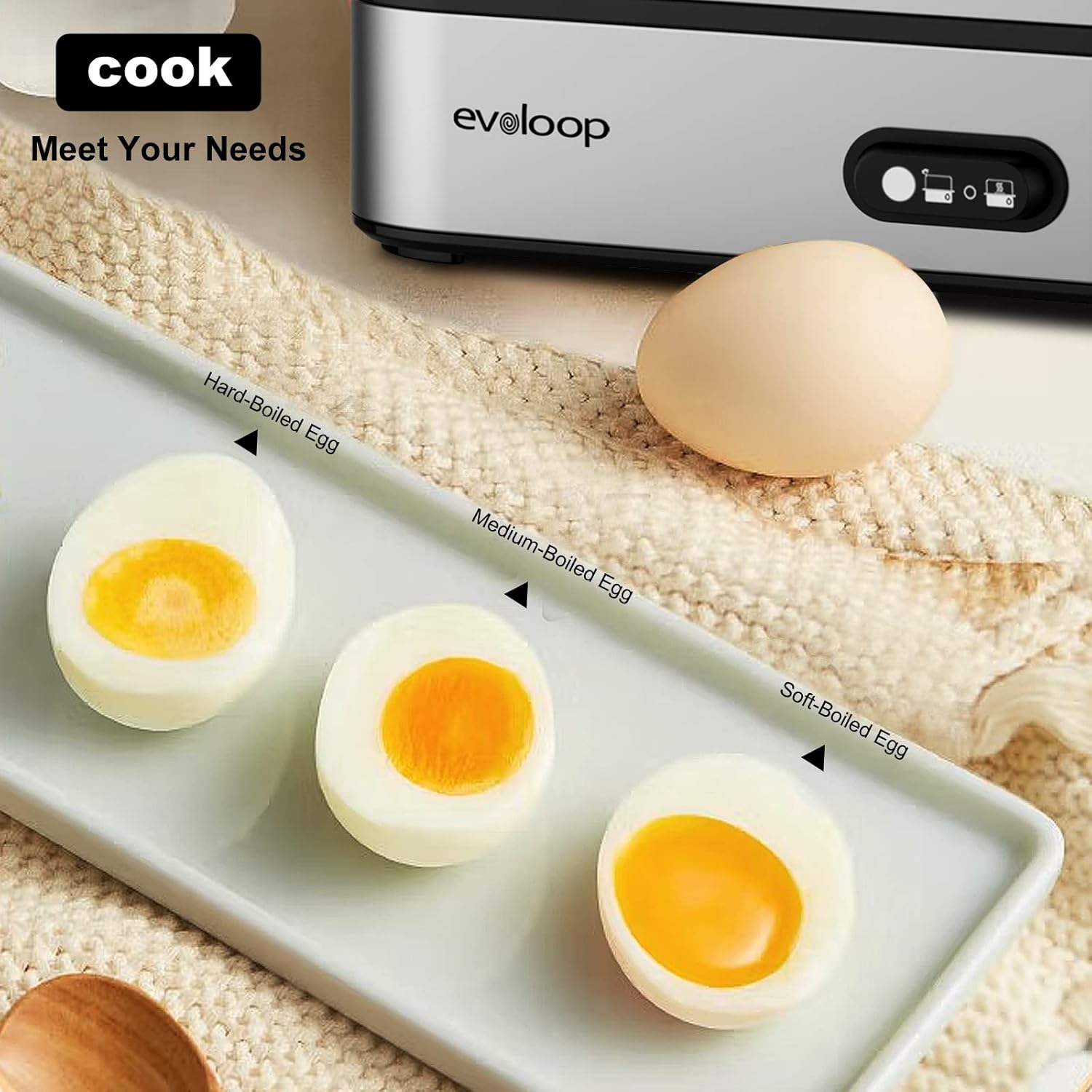 Detalle 2 de Evoloop Egg Cooker 6 eggs