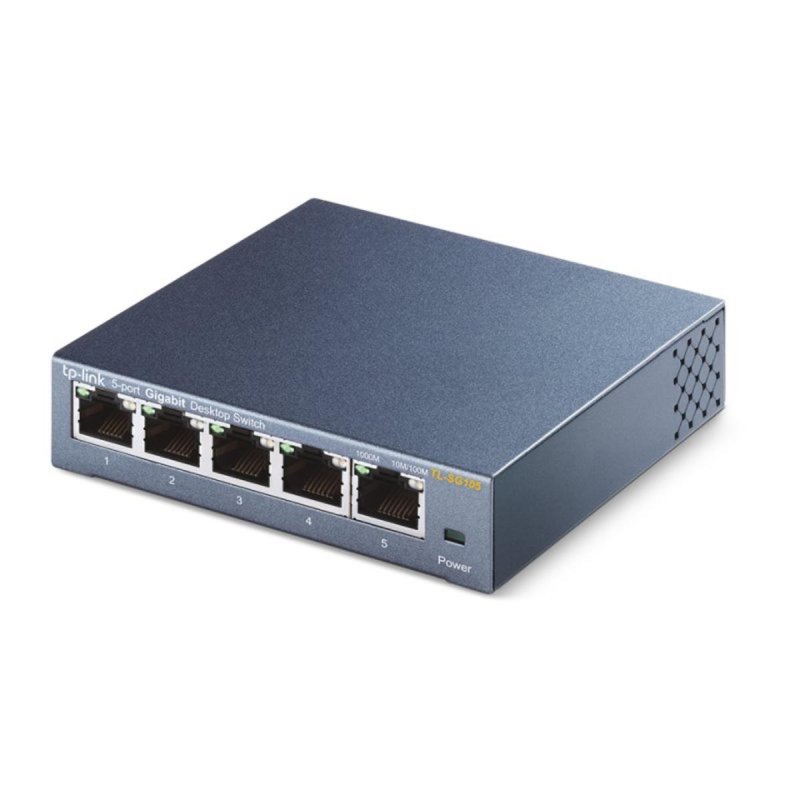 Thumbnail 1 de TP-Link TL-SG105: Switch no administrado de 5 puertos Gigabit con carcasa metálica y QoS
