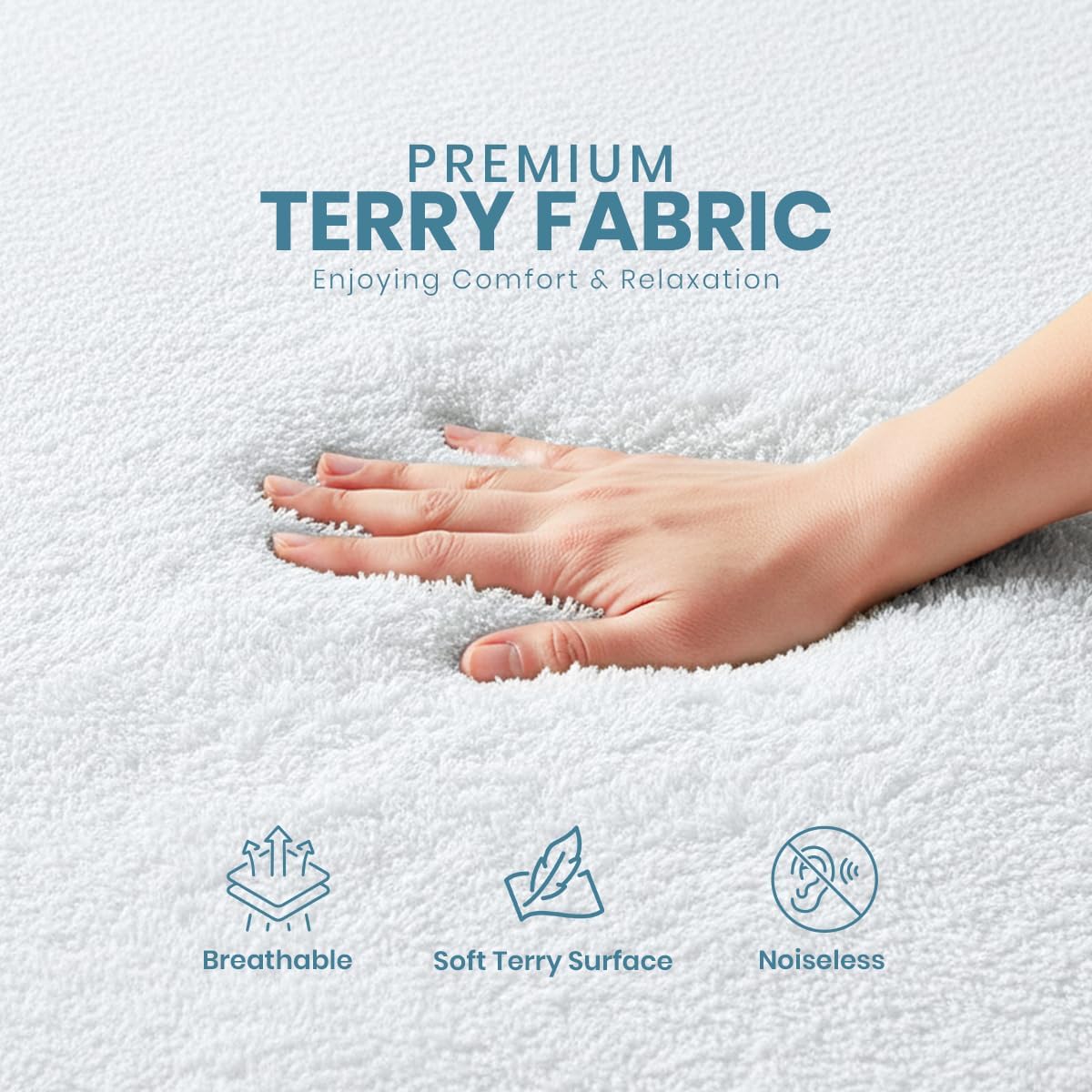 Detalle de Utopia Bedding Twin Mattress Protector, 15-inch Fit