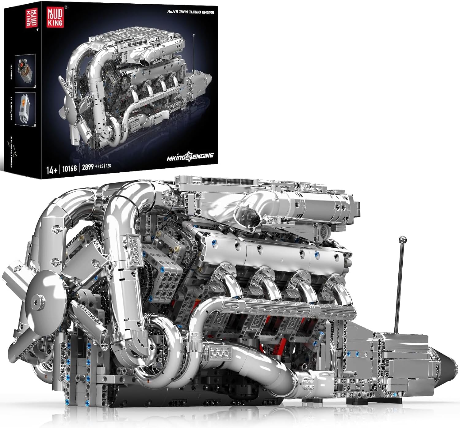 Thumbnail 6 de Mould King V8 Engine Building Blocks Set 10203