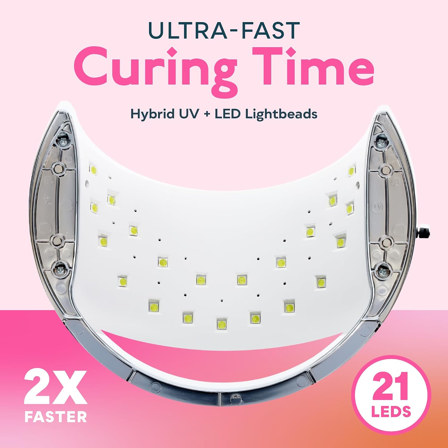 Detalle 2 de SUNUV UV LED Nail Lamp with 30/60/99S Timer ๐