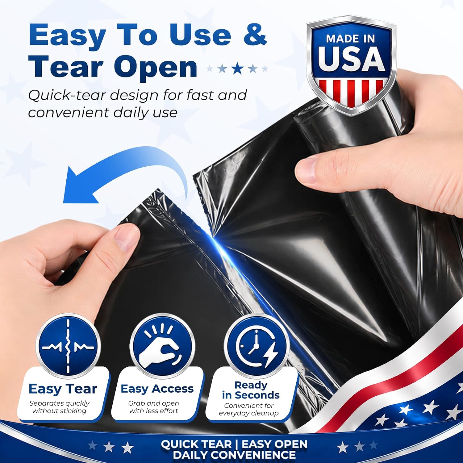 Detalle 2 de Delxo Trash Bags 1.2 Mil