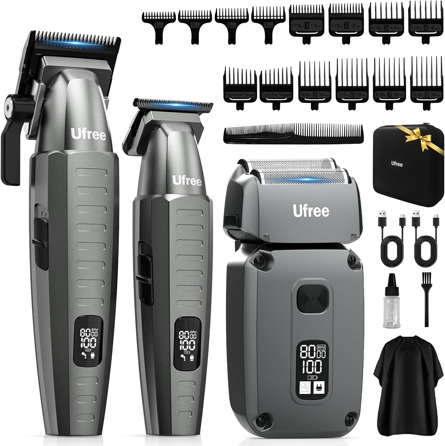 Detalle de Ufree Professional Hair Clippers for Men trimmer set ✂