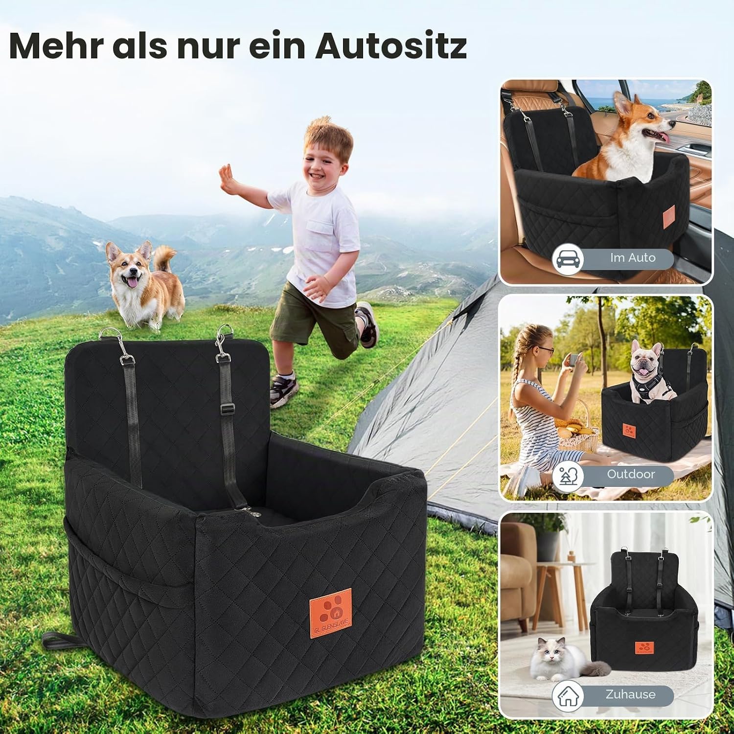 Thumbnail 5 de GL GLENSLAVE Autositz Hunde bis 15 kg