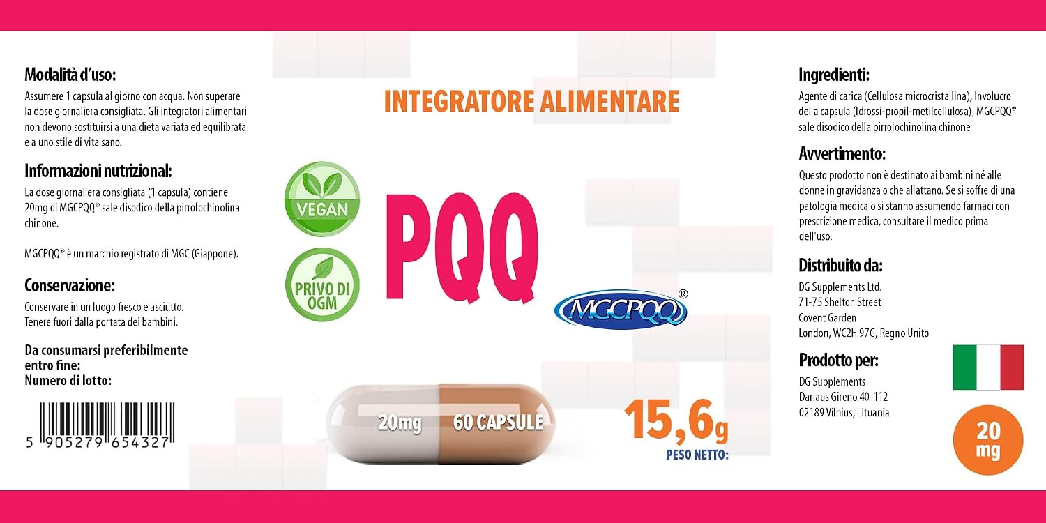 Thumbnail 5 de Hepatica PQQ 20 mg capsules véganes 💊