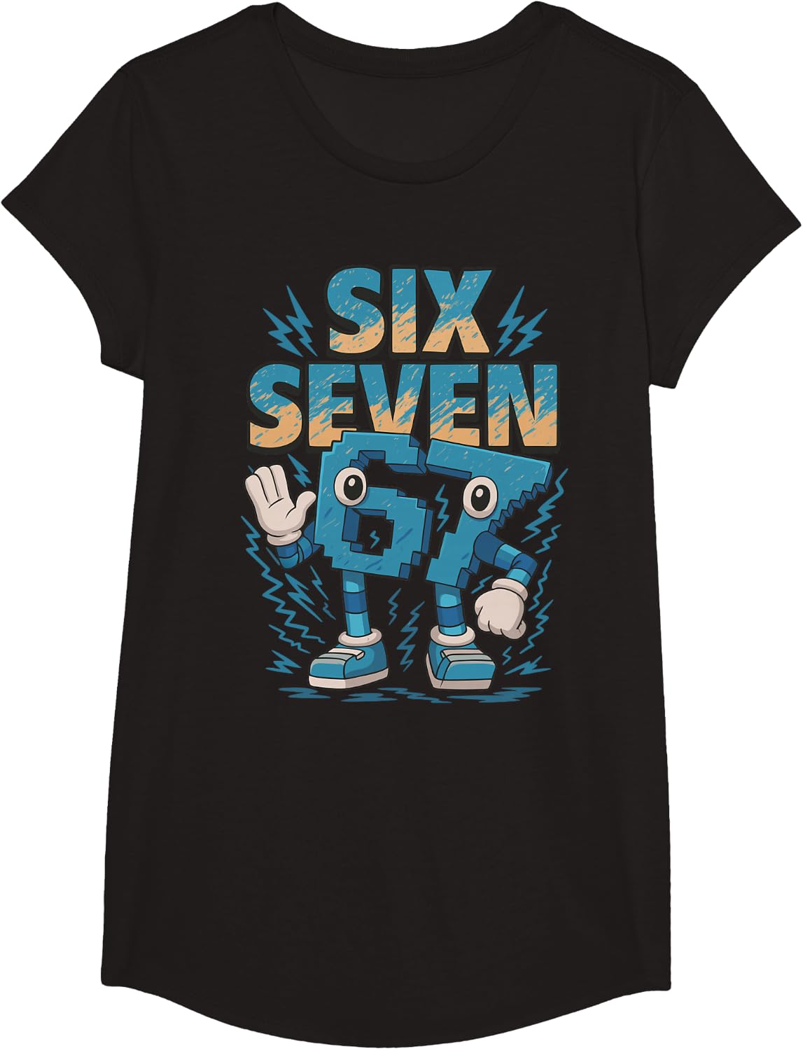 Thumbnail 6 de Kids Meme 67 Six Seven 6 7 Italian Brainrot T-Shirt