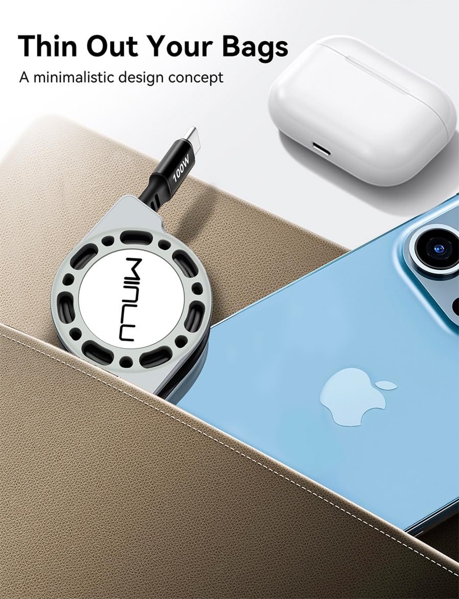 Thumbnail 5 de Retractable USB C to USB C Cable 100W