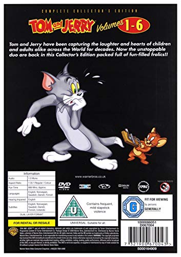 Detalle 2 de Warner Home Video Tom and Jerry: Complete Volumes 1-6, colección en DVD (2006)