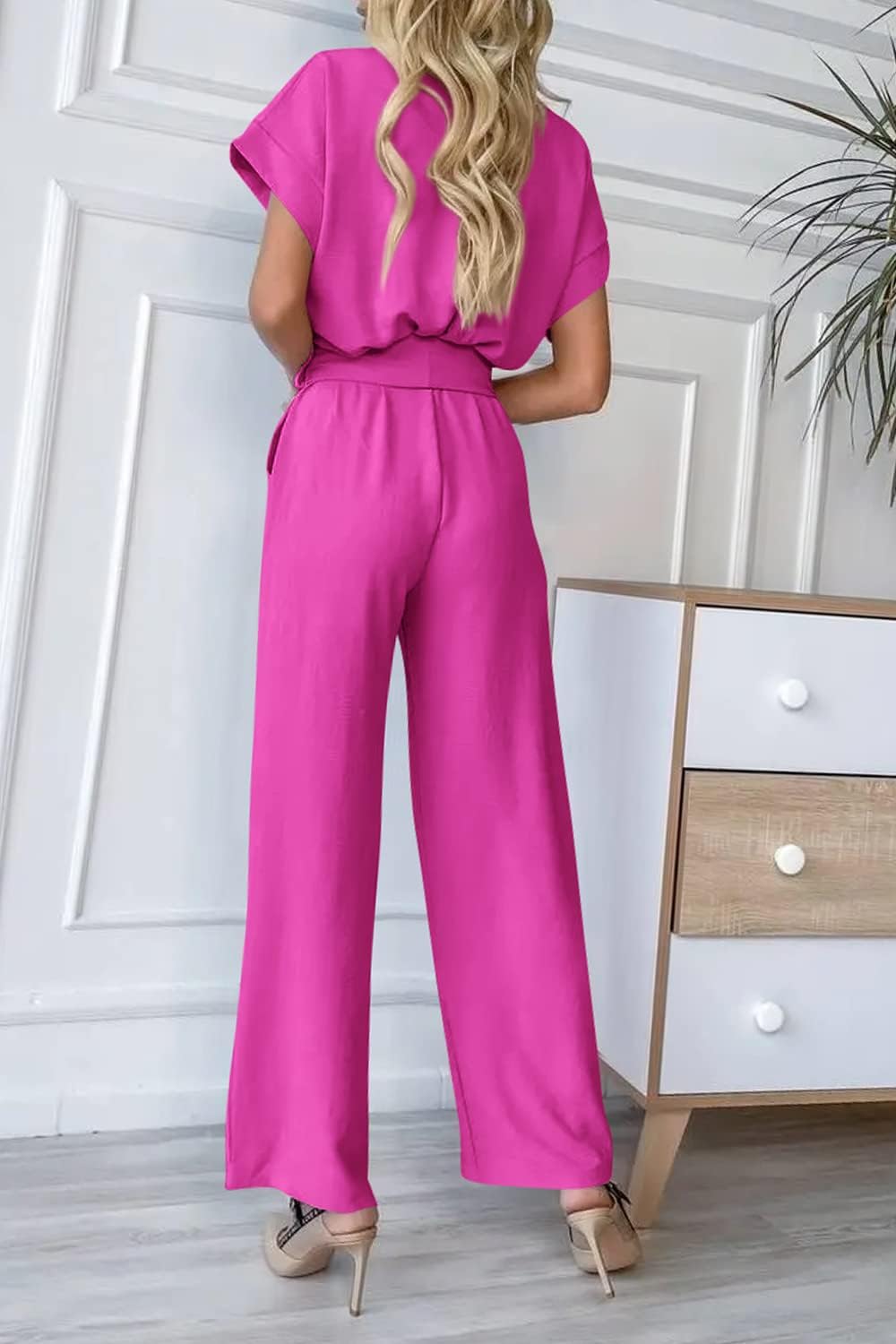 Detalle de PRETTYGRDEN wrap jumpsuit romper