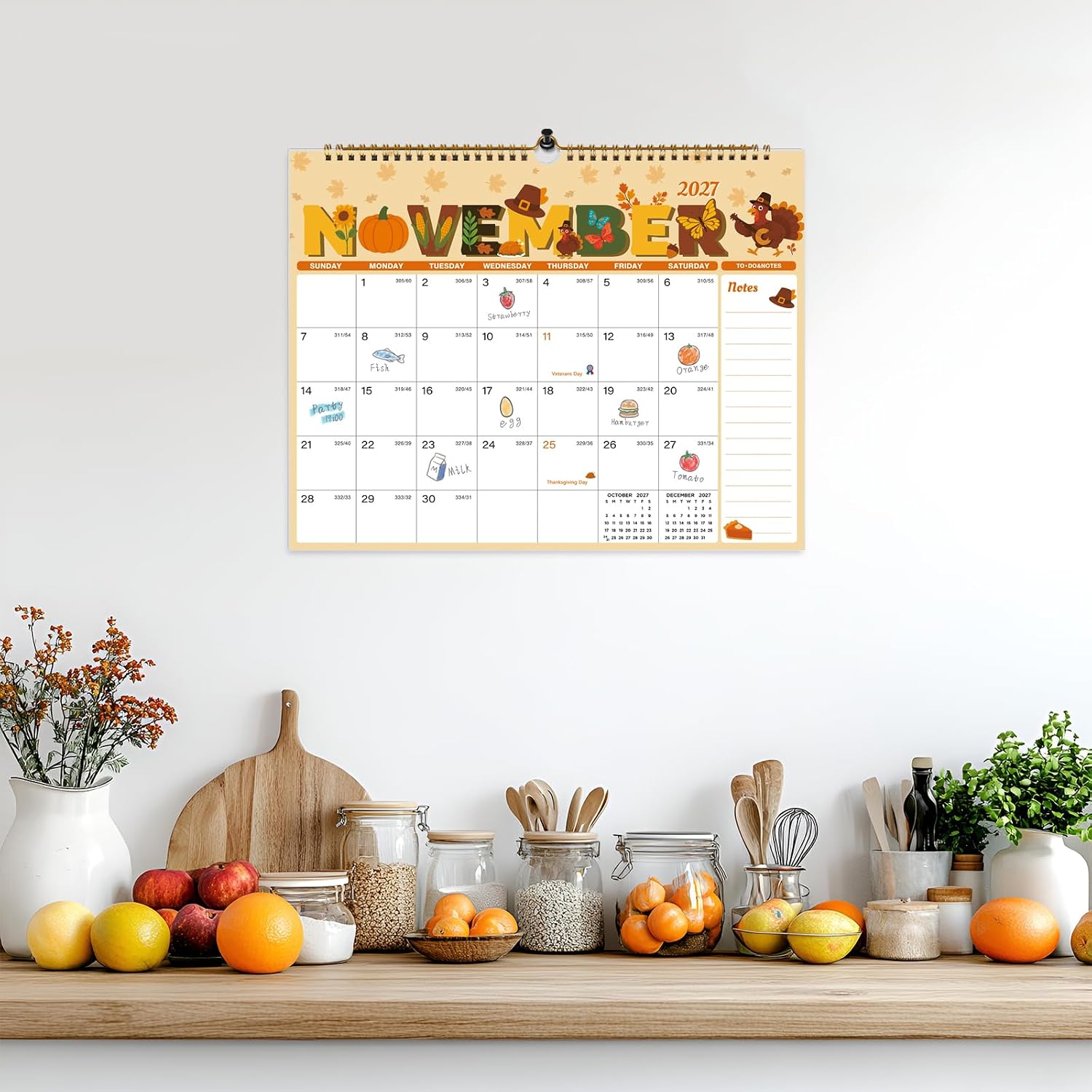 Thumbnail 6 de Spomepo 2027-2028 Wall Calendar, 18-Month, Twin-Wire Binding