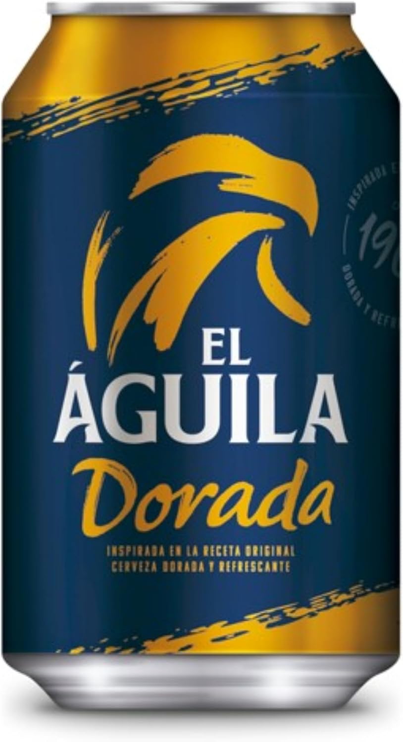 Thumbnail 2 de El Aguila Dorada Cerveza Lager Especial Pack Latas 🍺 24x33cl