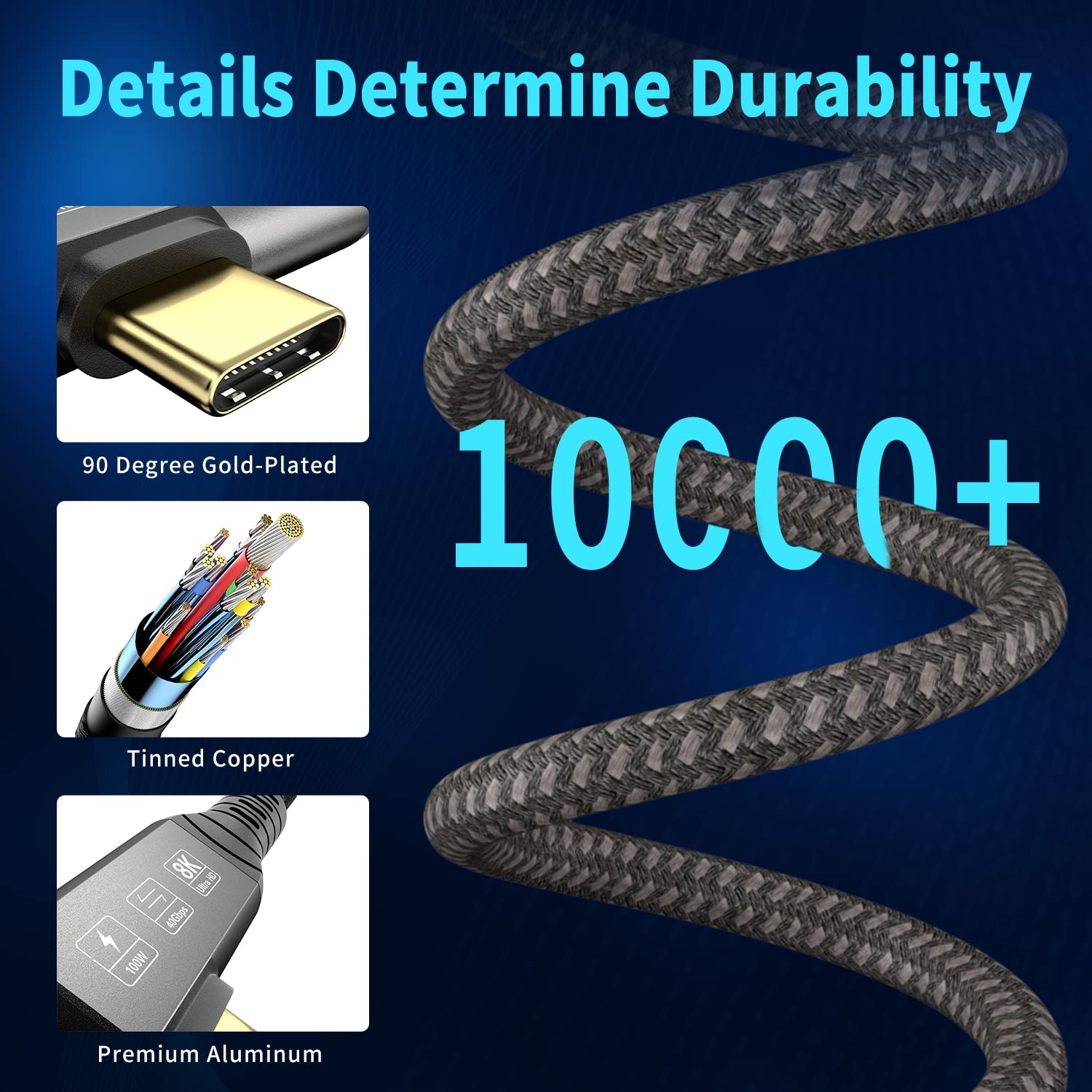 Thumbnail 6 de CHENLENIC USB4 Kabel 1M, 240W
