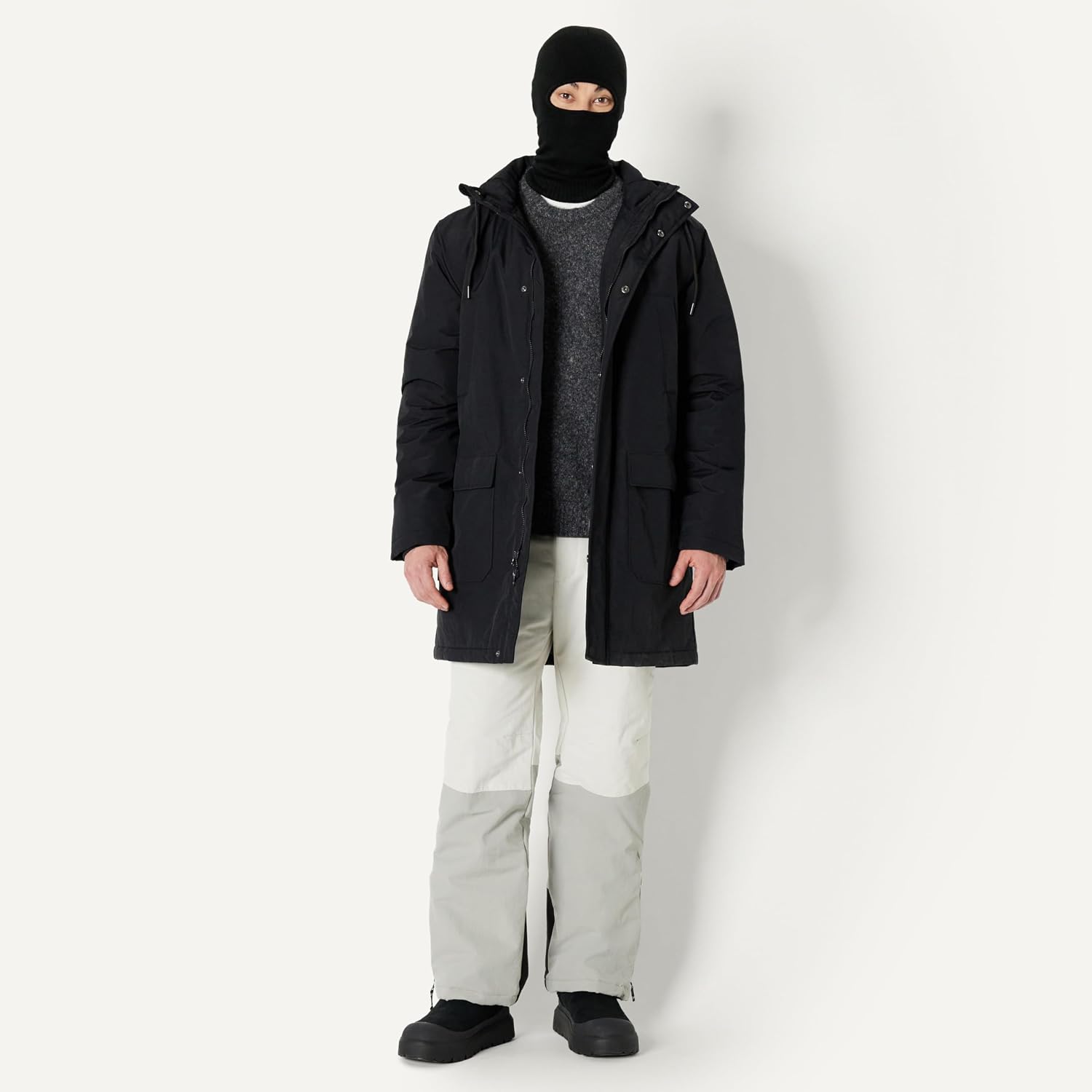 Detalle de Amazon Essentials Men’s Ski Balaclava (Hooded Winter Mask) for Cold-Weather Protection