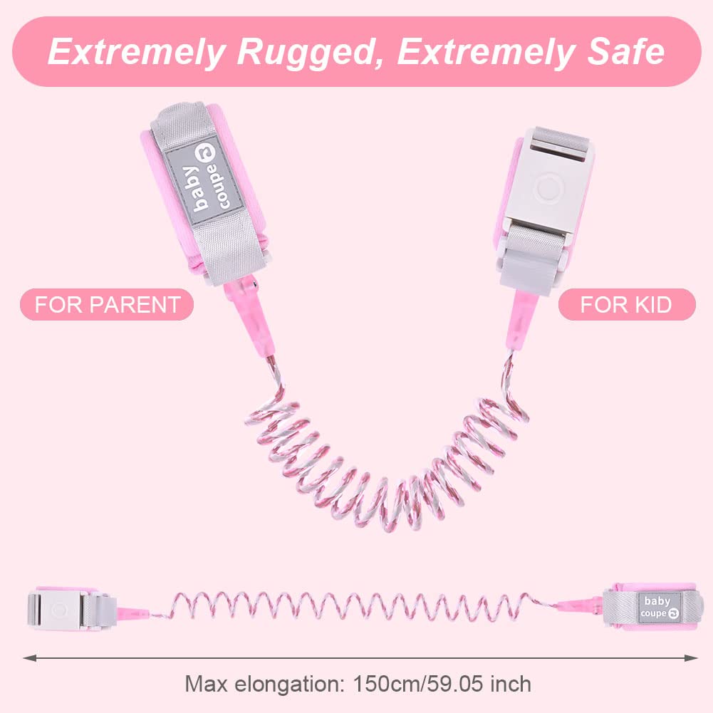 Thumbnail 1 de AOMIG Baby Anti-Verloren Gürtel – 360° Drehbar, Induktionsschloss und elastisches Drahtseil für Babys und Kleinkinder