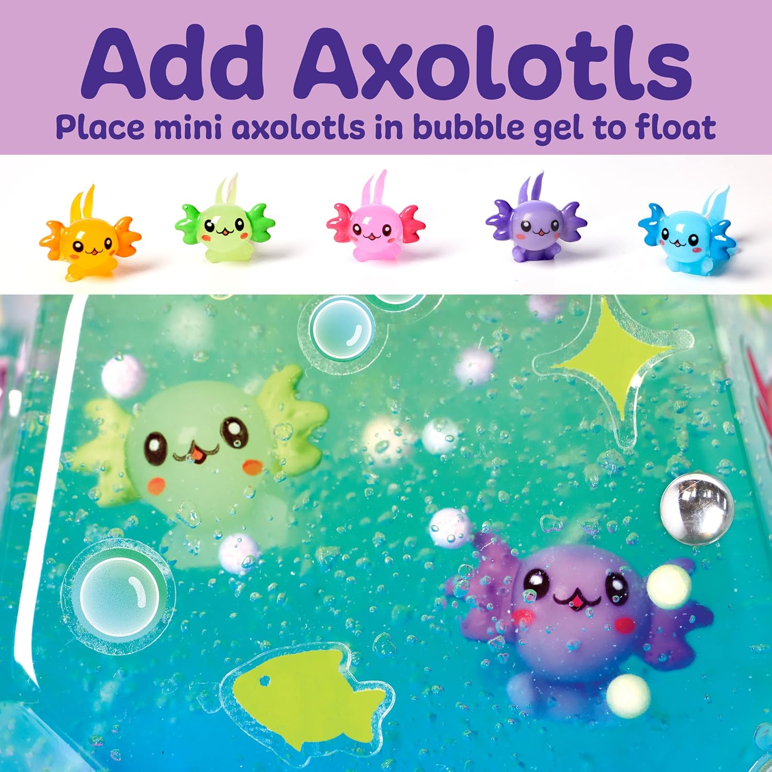 Detalle 1 de Creativity for Kids Axolotl Aquarium Craft Kit, Ages 6+
