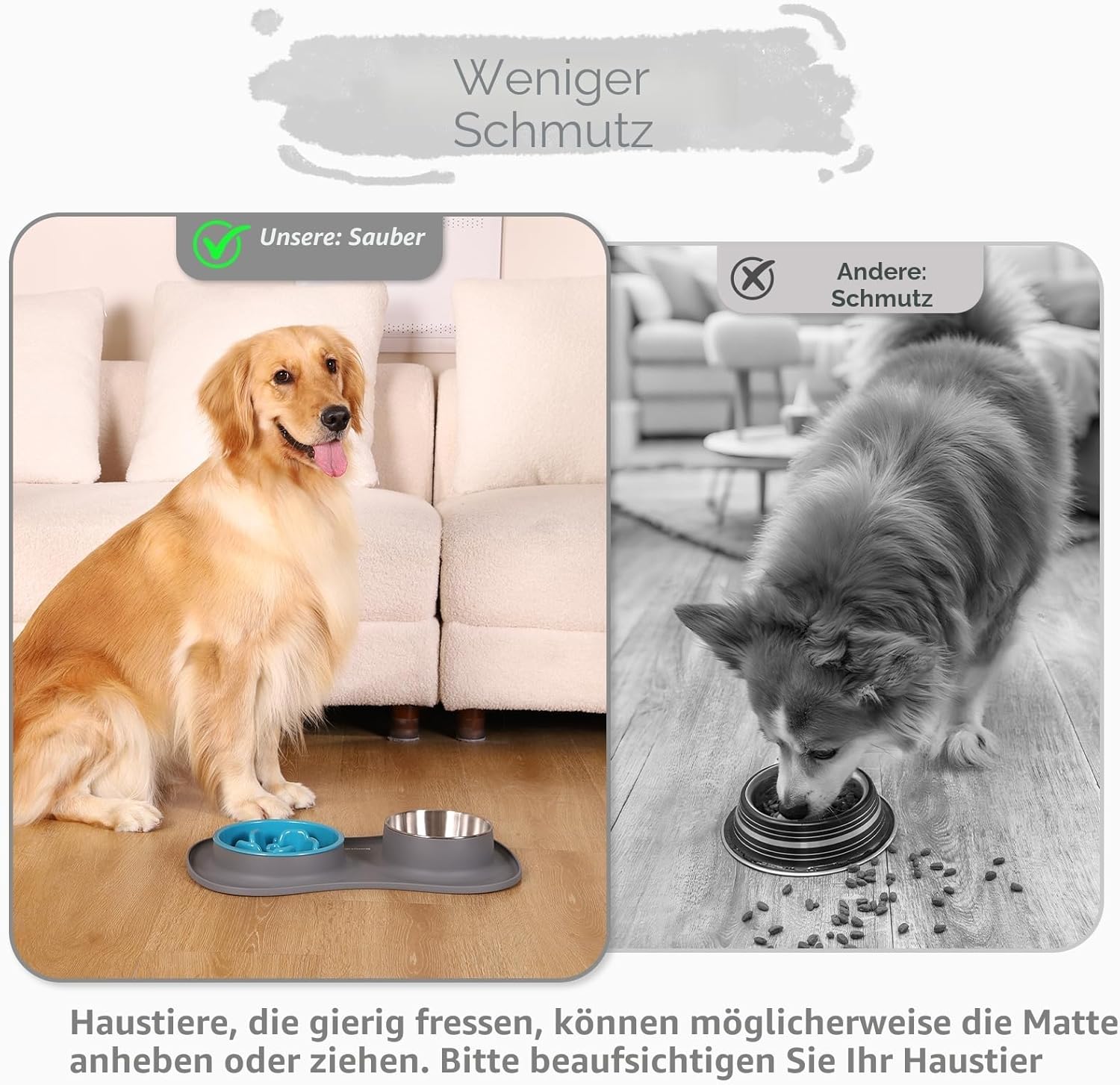 Detalle 2 de MateeyLife 3-in-1 Hundenapf-Set 3