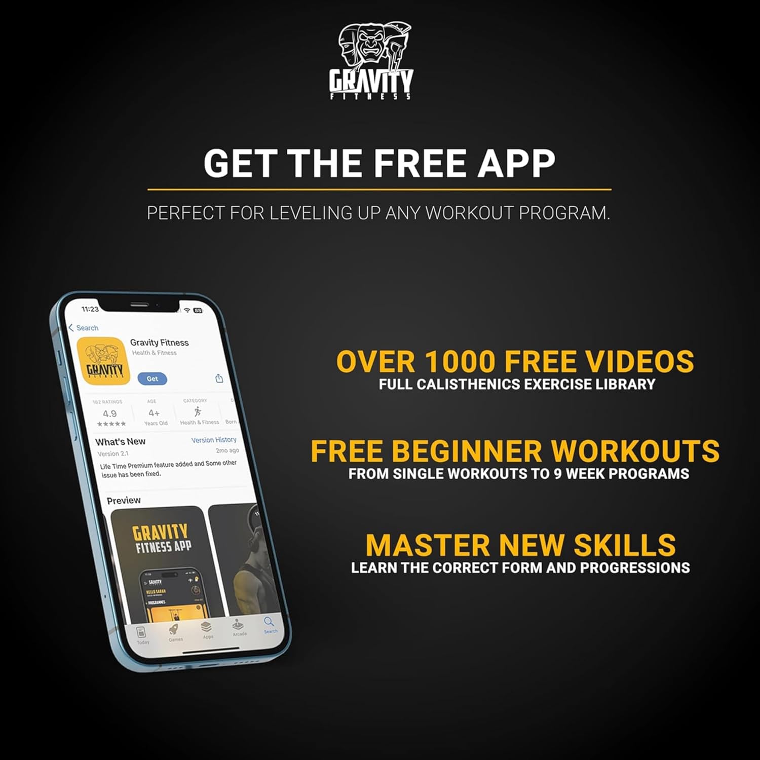 Thumbnail 5 de Gravity Fitness wooden gymnastic rings 350 kg