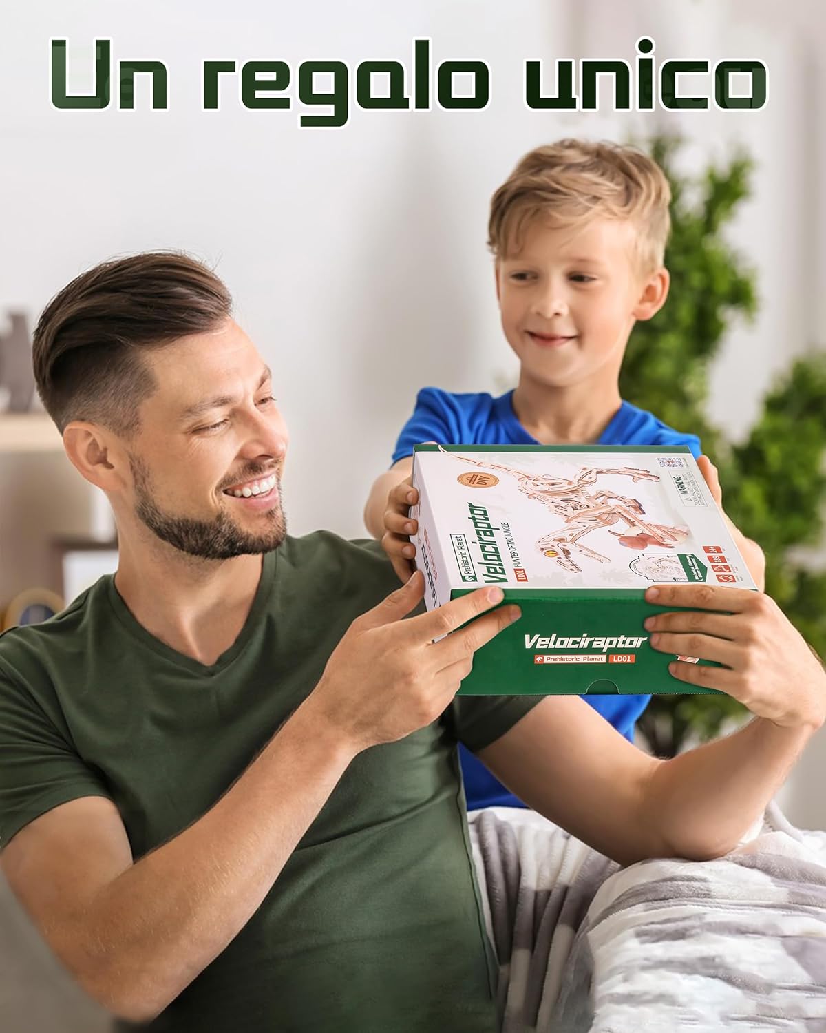 Thumbnail 6 de ROBOTIME LD01 Velociraptor 3D puzzle in legno 🦖