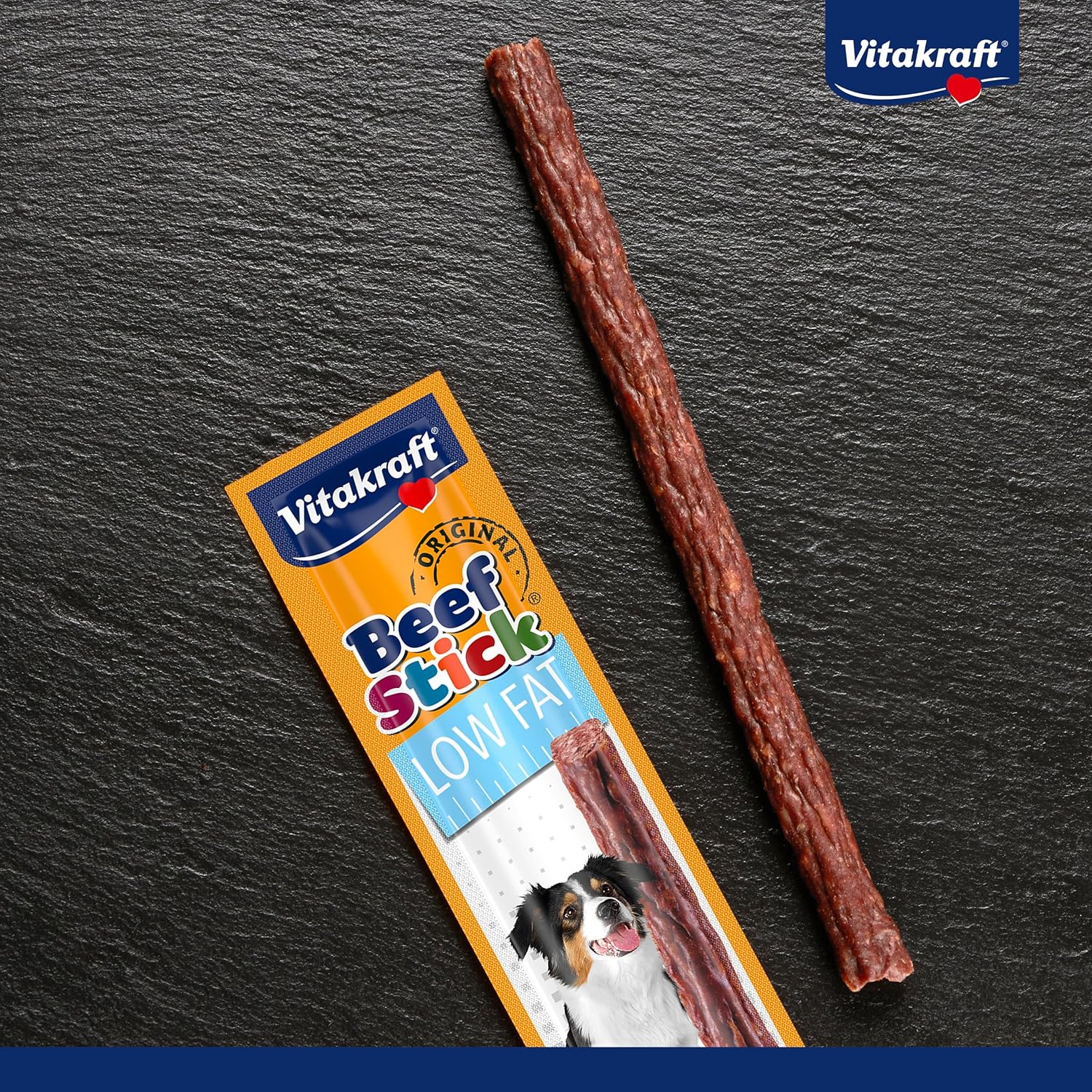 Detalle 2 de Vitakraft Beef Stick Low Fat – Hundeleckerli, 50x12 g, ohne Zuckerzusatz