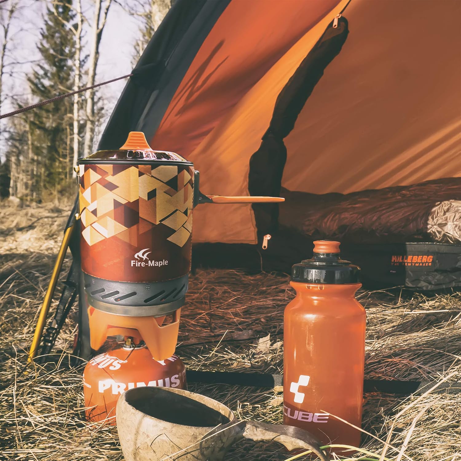 Detalle 2 de Fire-Maple X2 Campingkocher Gas Kocher – Tragbares Kochsystem für Outdoor-Aktivitäten