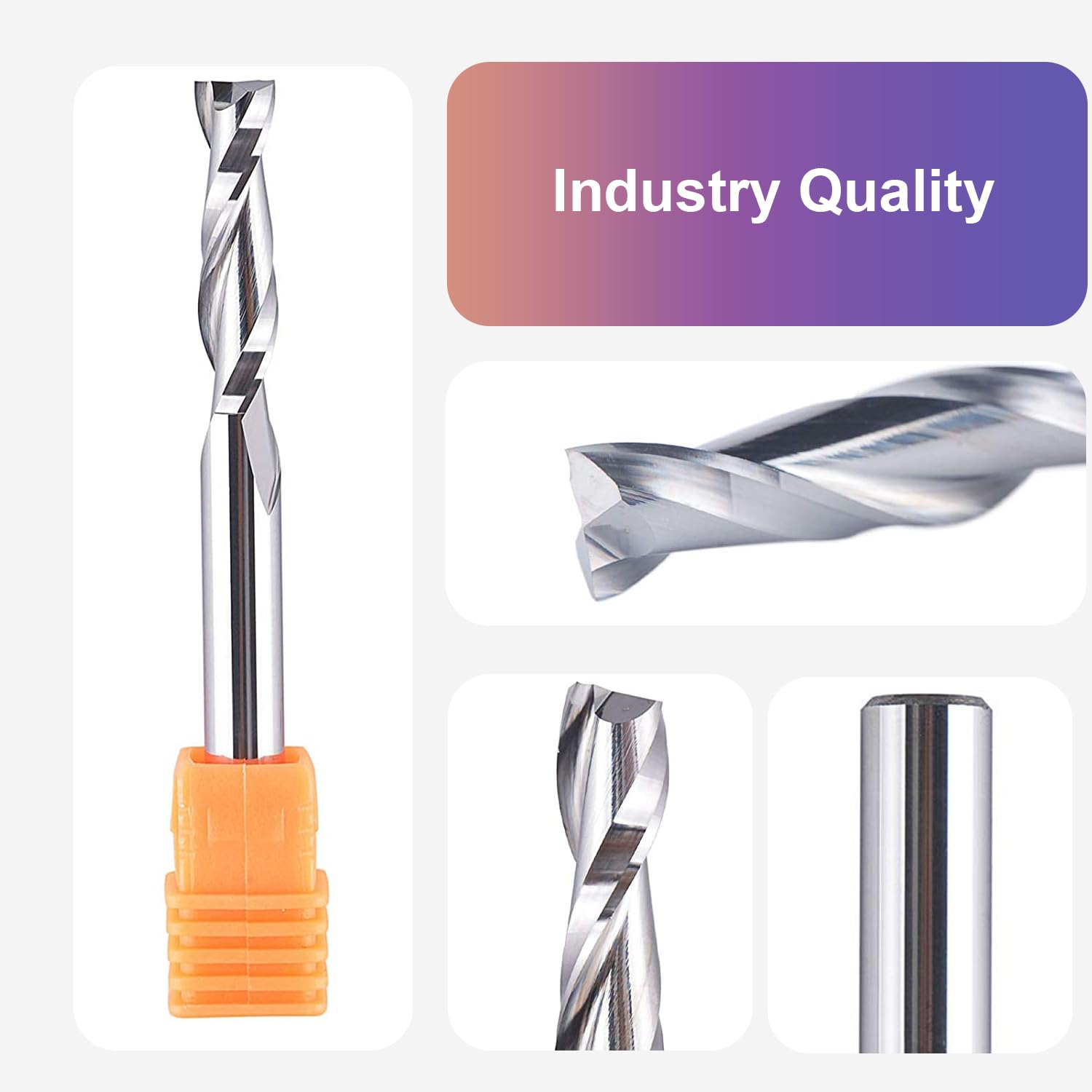 Detalle de SpeTool Spiral Router Bit Set, 1/4-Inch Shank
