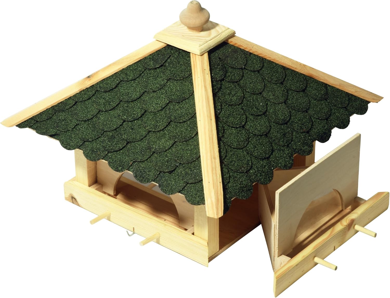 Thumbnail 2 de Luxus-Vogelhaus 98700e – großes XXL Holz-Vogelfutterhaus (Kiefer) mit 4 herausziehbaren Futterschubladen