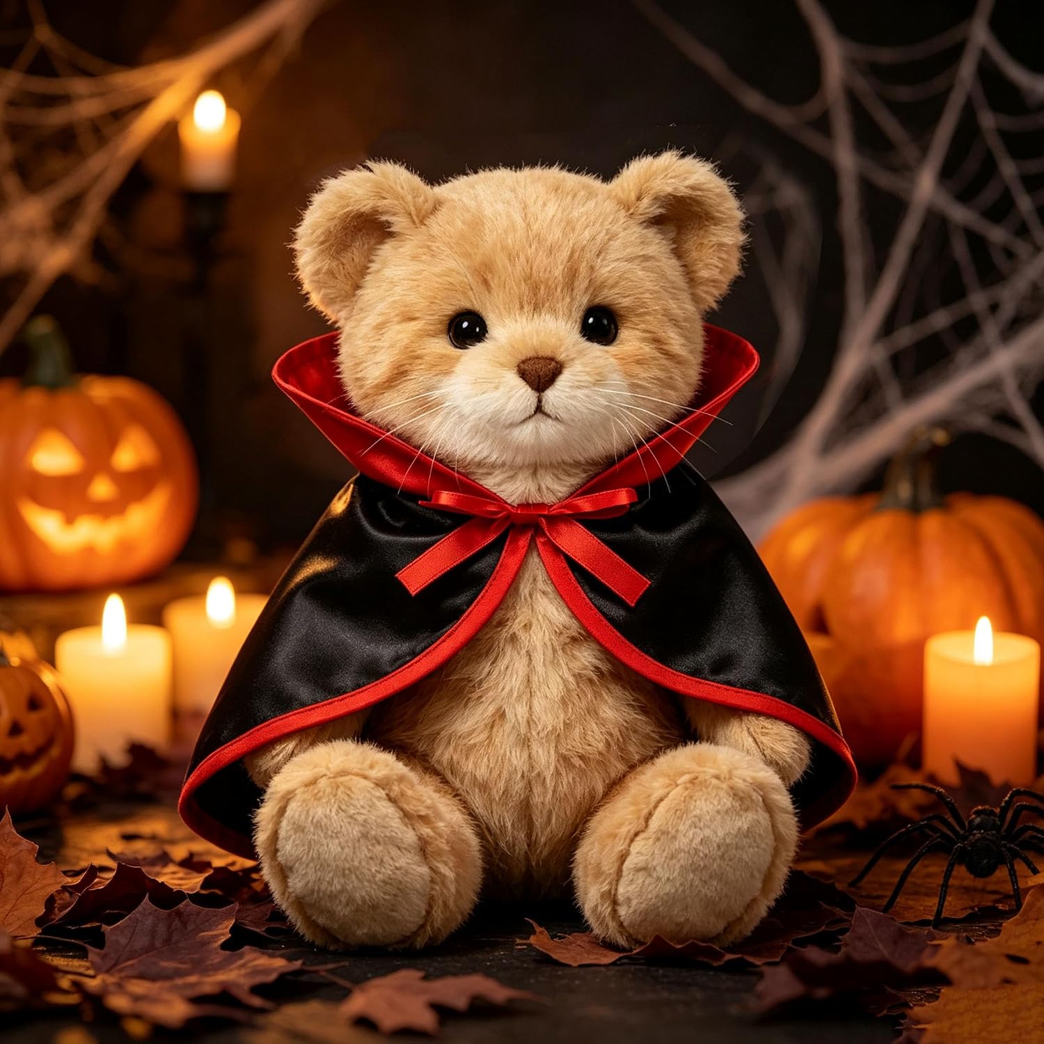 Thumbnail 6 de NAMSAN B0117 Pet Vampire Costume, Black Cape with Adjustable Hook-and-Loop Closure