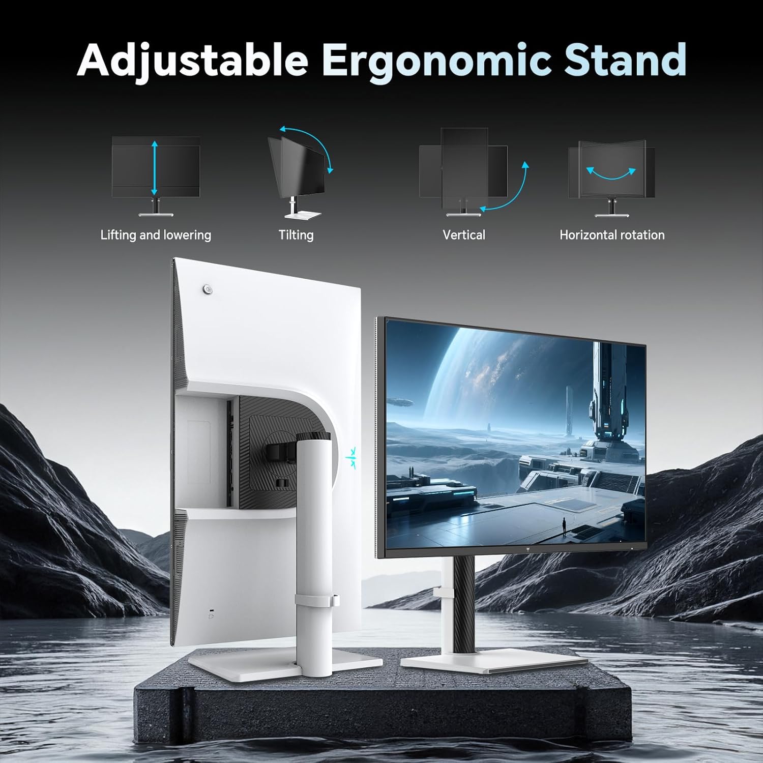 Thumbnail 5 de KTC Gaming Monitor 27 Inch – 2K 200Hz (OC 210Hz) with Built-in Speakers