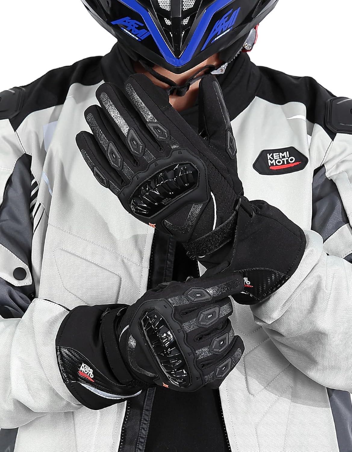 Detalle 2 de KEMIMOTO Winter Motorcycle Gloves L, Touchscreen
