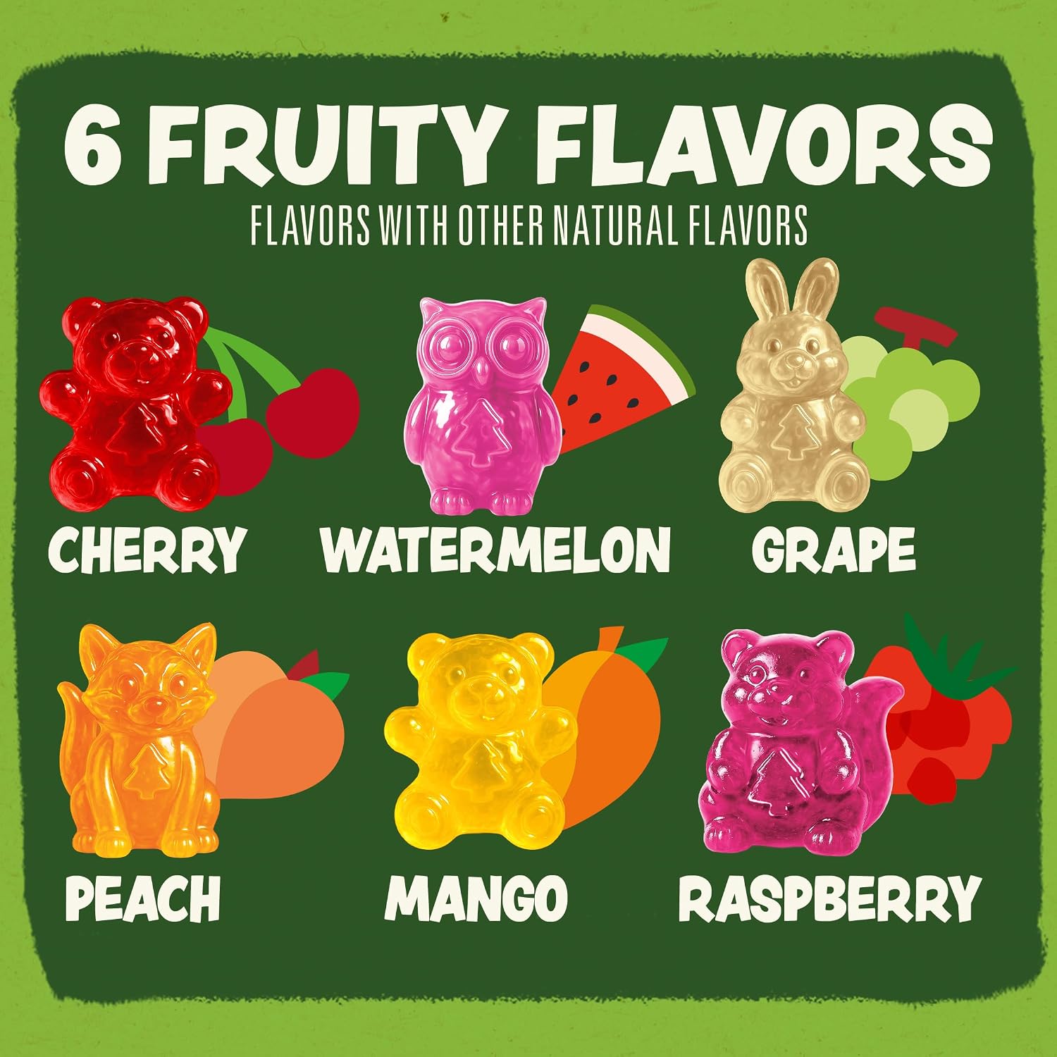 Thumbnail 6 de Black Forest Organic Forest Friends Gummies, 65 Pouches, 6 Fruit Flavors
