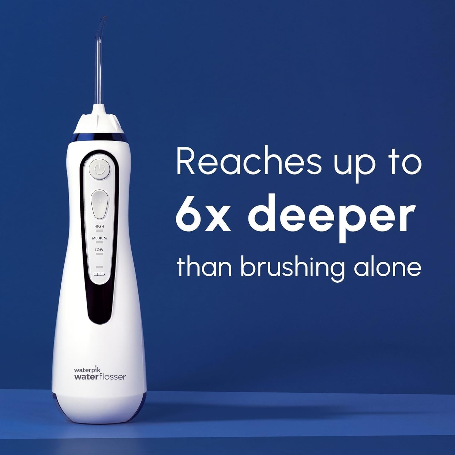 Thumbnail 5 de Waterpik Cordless Advanced Water Flosser WP-580UK (White) with 3 Pressure Settings