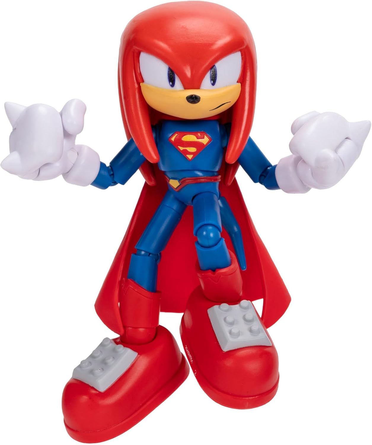 Detalle de DC X Sonic Collectable Action Figures: Shadow as Batman, Tails as Cyborg, Knuckles as Superman