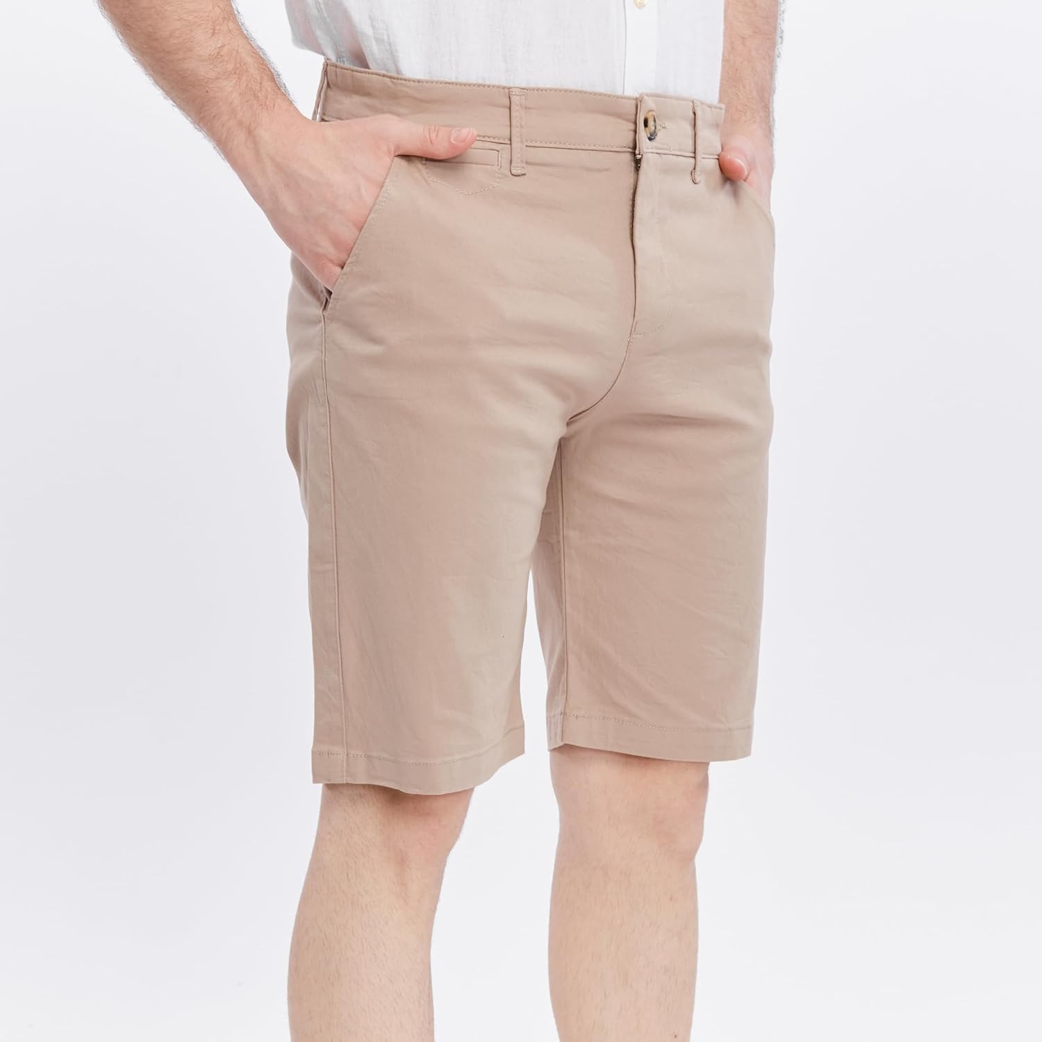 Thumbnail 2 de Xact Men’s Premium Tailored Chino Shorts – 9.5-Inch Inseam