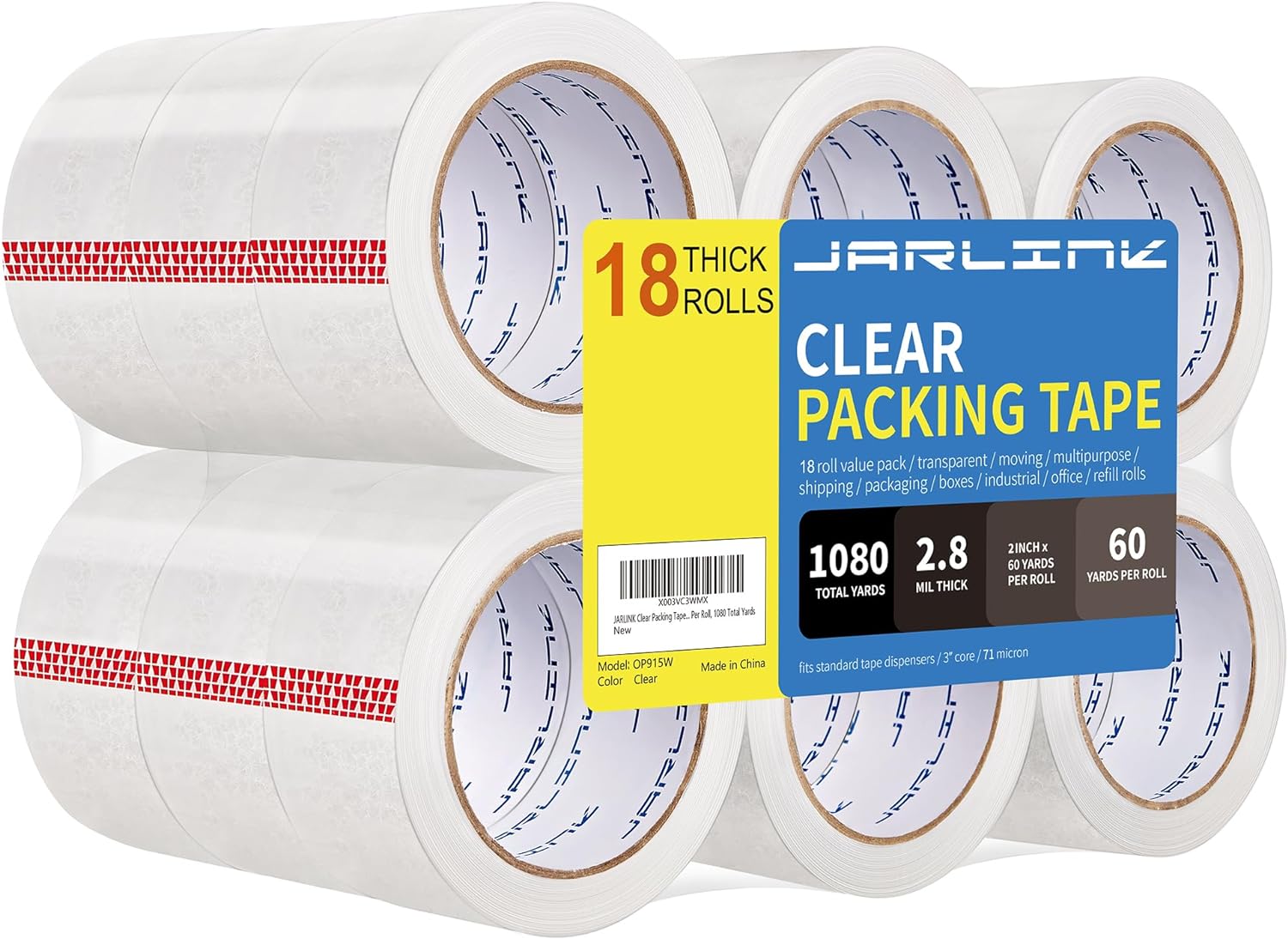 Detalle de JARLINK Packing Tape 2.8 mil