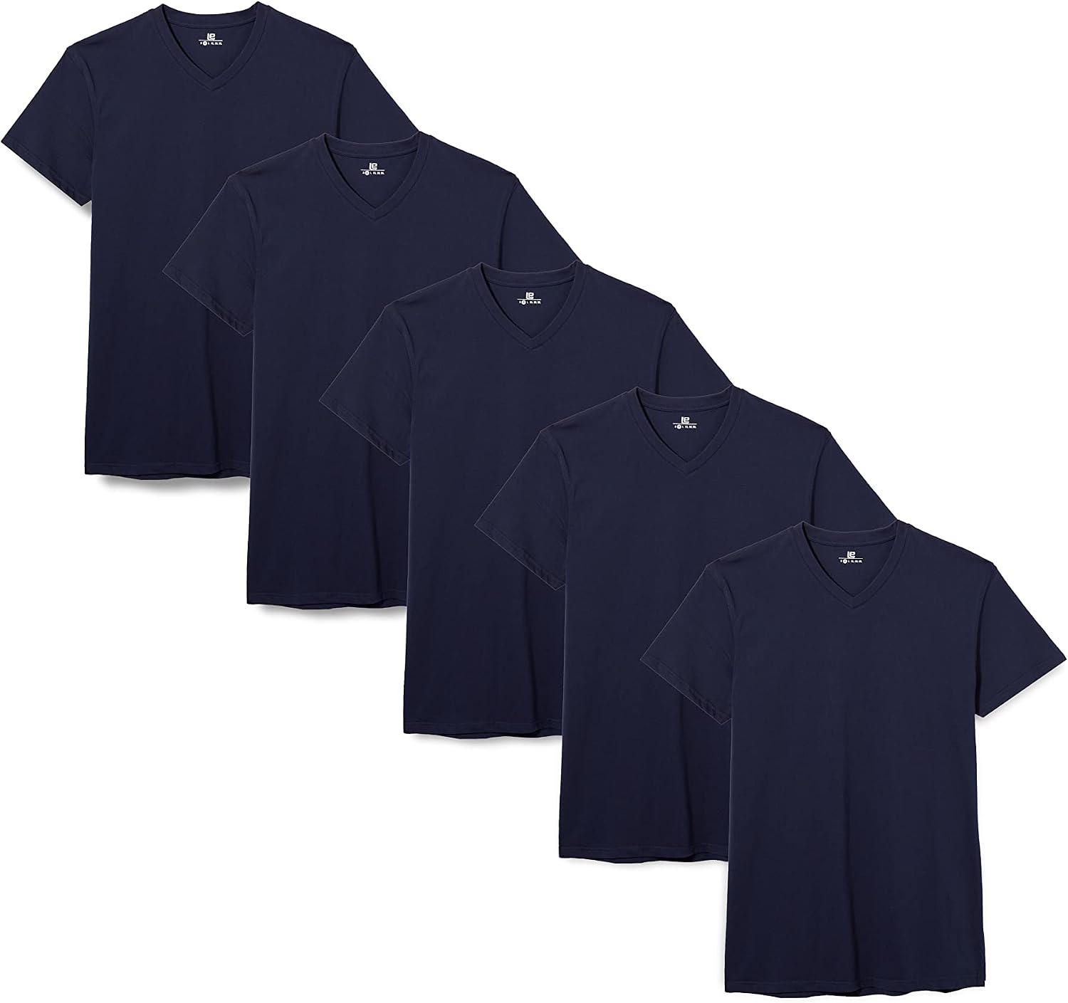 Thumbnail 4 de Lower East Basic V-Ausschnitt T-Shirts 10er Pack