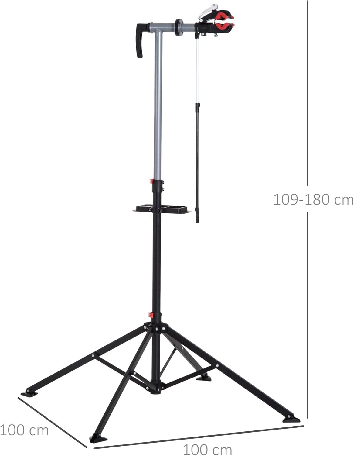 Thumbnail 6 de HOMCOM Soporte reparación bicicletas 109-180 cm
