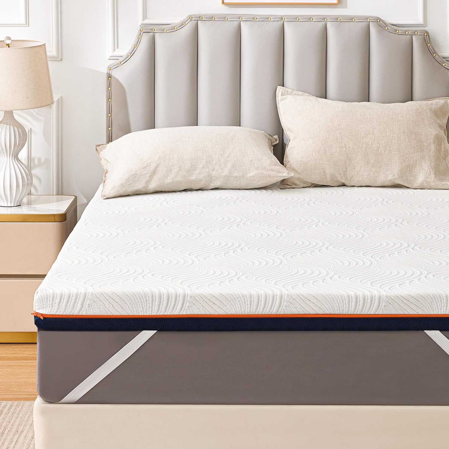 Solviente Surmatelas Mémoire de Forme 140x200 7,5 cm