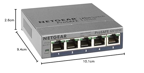 Thumbnail 1 de NETGEAR GS105E Switch Gigabit 5 Puertos Gestionable 🌐