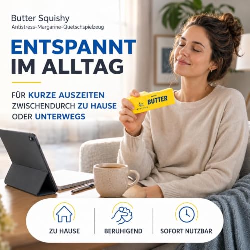 Detalle 2 de Butter Squishy – Antistress Margarine Quetsch von TK Gruppe