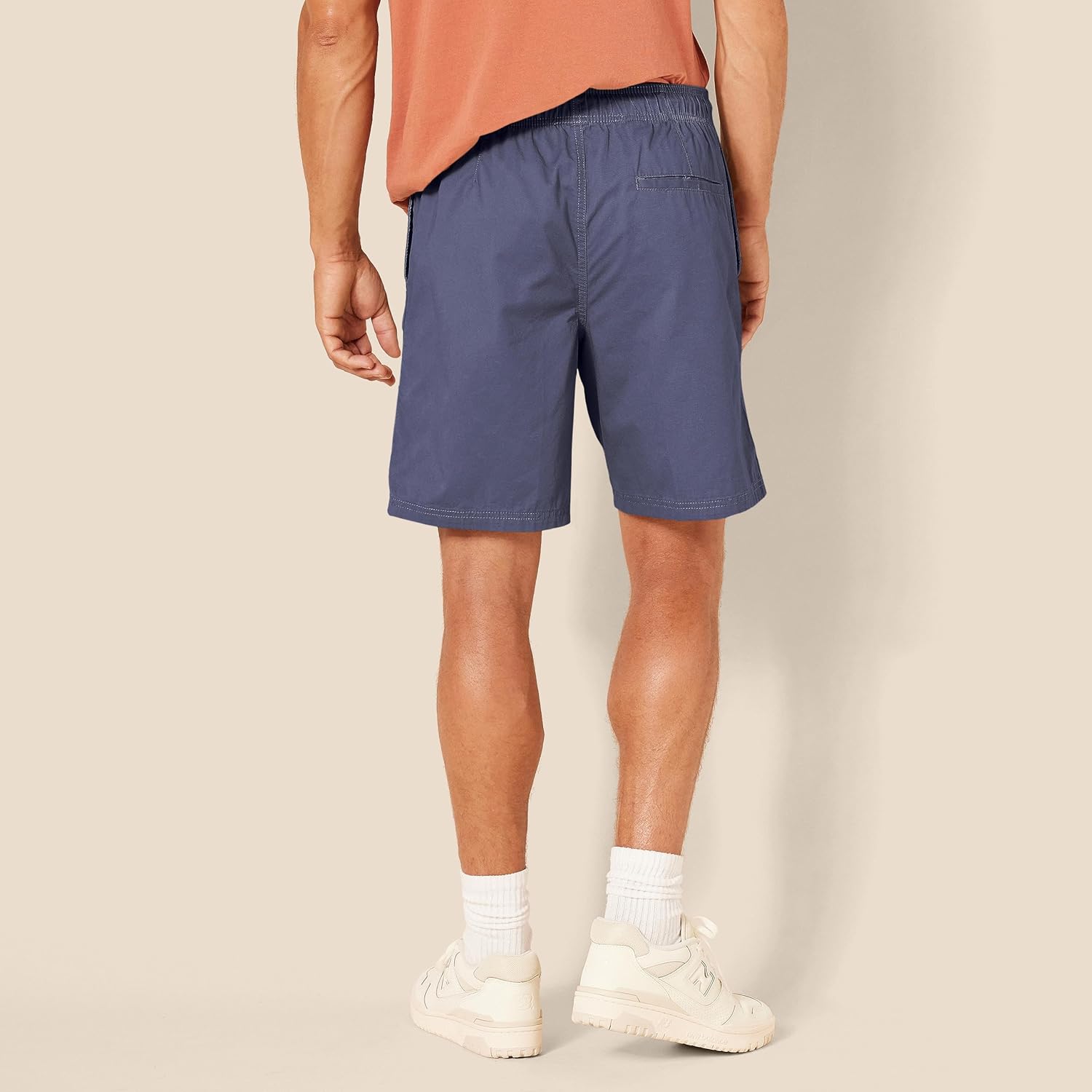 Thumbnail 1 de Amazon Essentials Men’s Relaxed Fit 8" Cotton Pull-On Walk Shorts with Elasticated Waist & Drawstring
