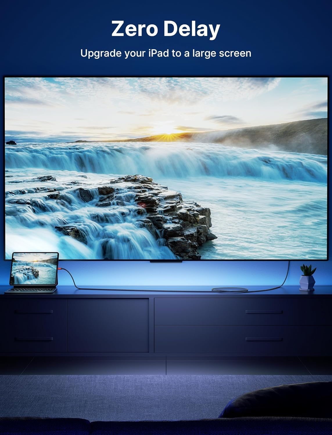 Thumbnail 5 de JSAUX USB-C auf HDMI Kabel 3 m (4K@60 Hz) – rot, Plug & Play für MacBook, iPad Pro, Galaxy & mehr