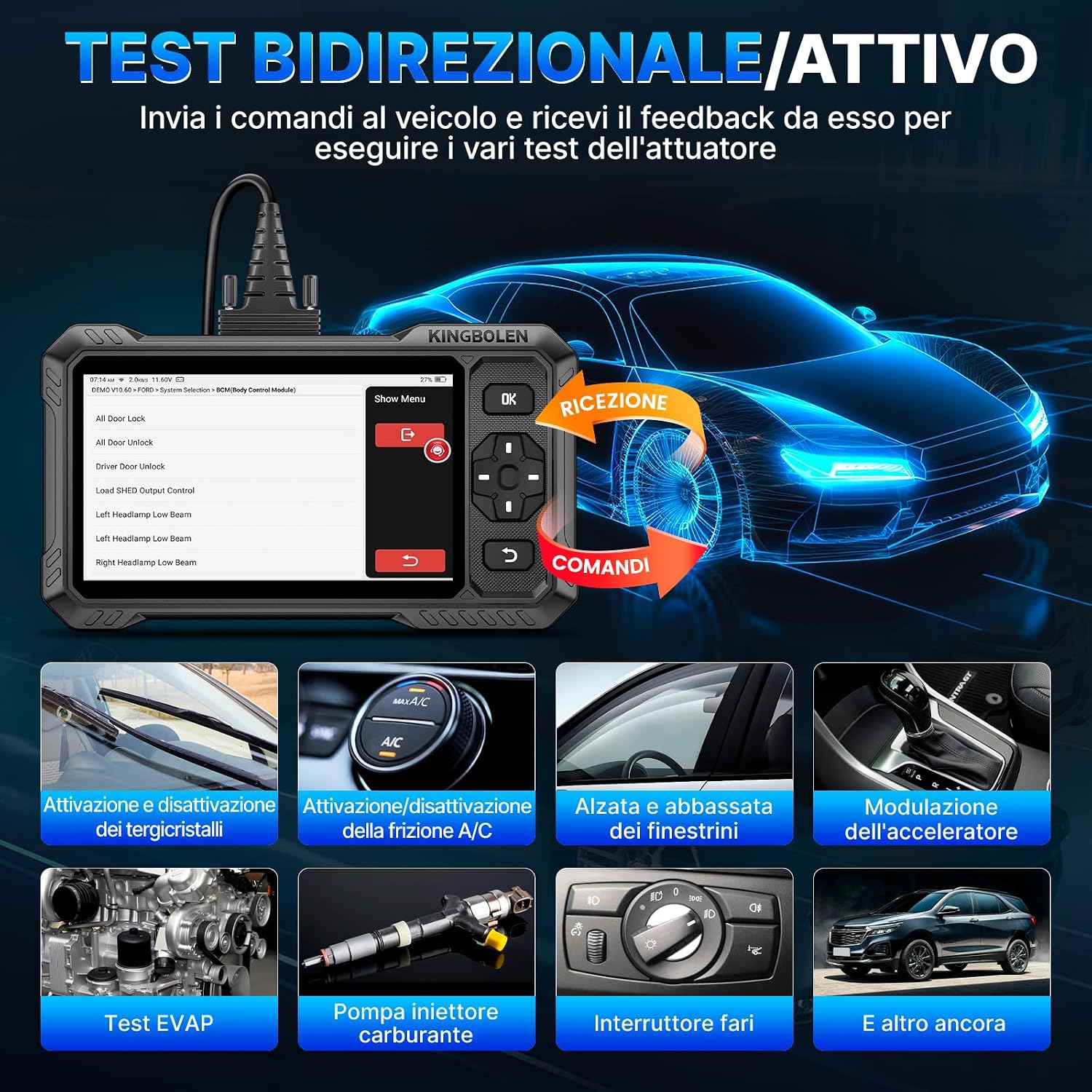 Detalle de KINGBOLEN S6 Elite scanner diagnostico auto, 15 reset