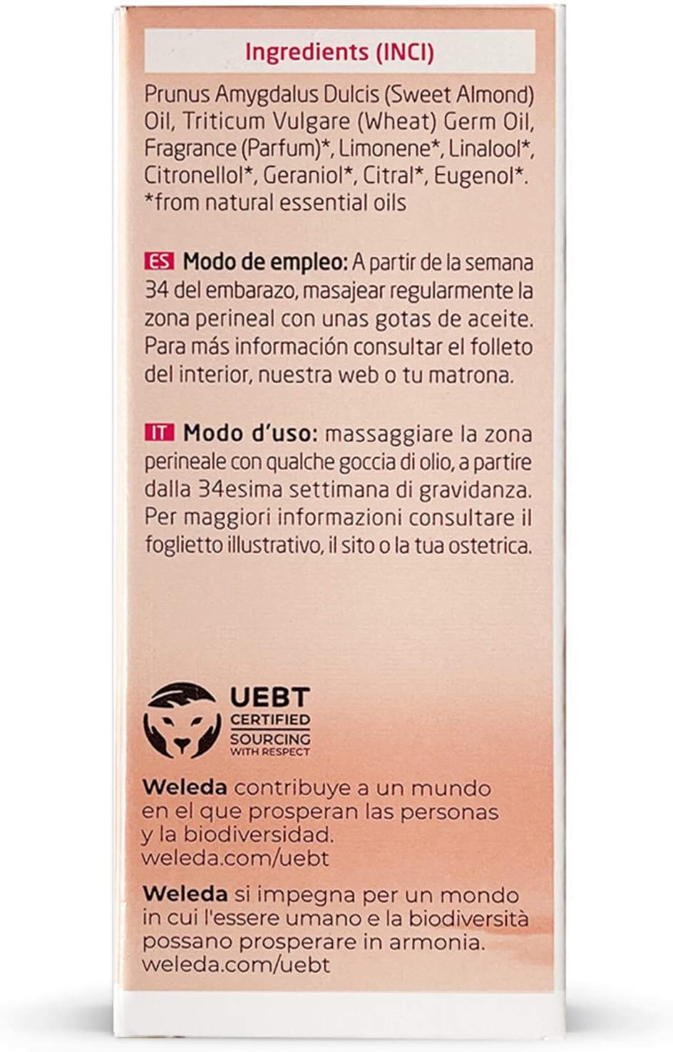 Thumbnail 2 de Weleda Olio massaggio perineale da 50 ml, trattamento cosmetico pre e post gravidanza per il pavimento pelvico