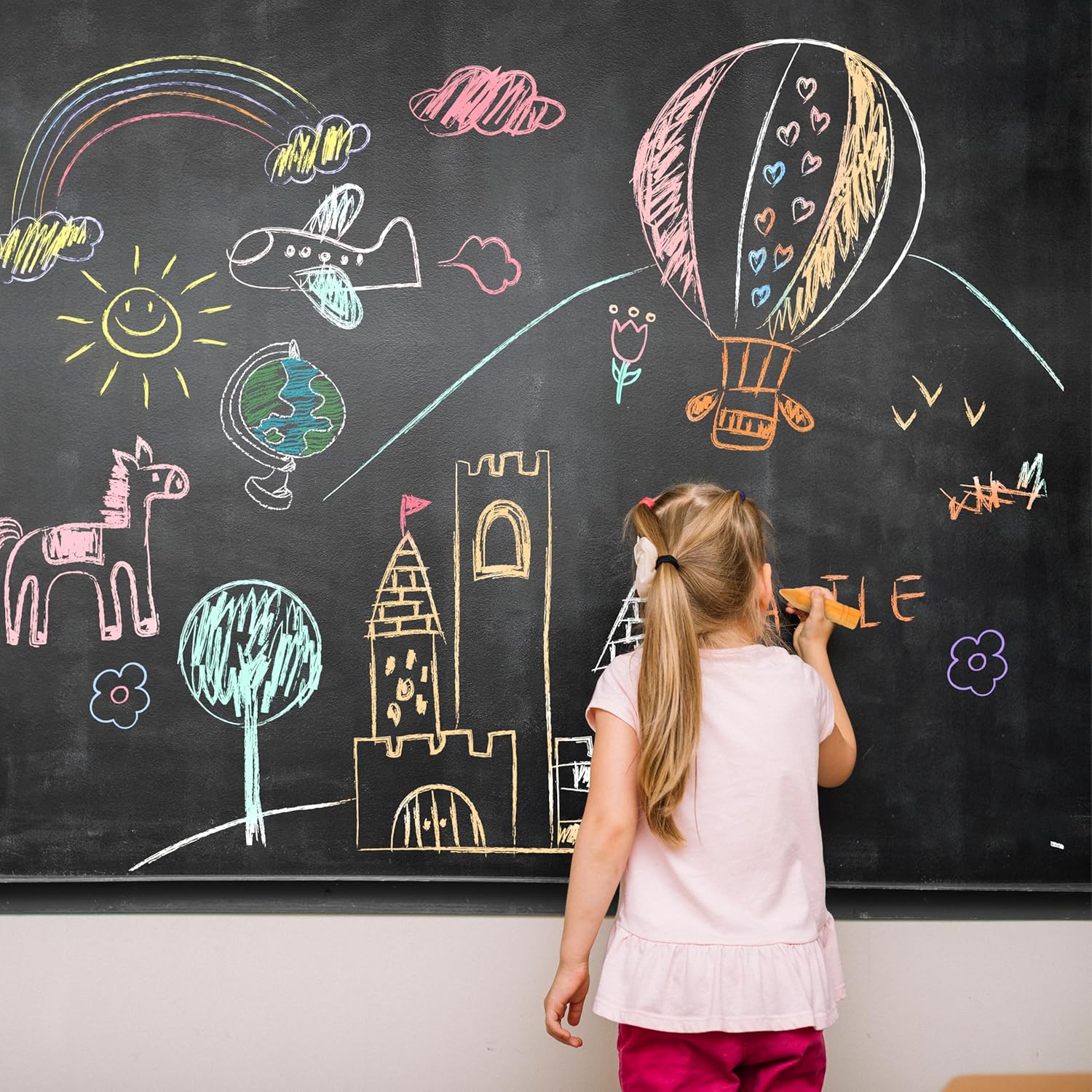 Thumbnail 4 de JOYIN 48-Piece Cone Shaped Washable Sidewalk Chalk Set (12 Colors)