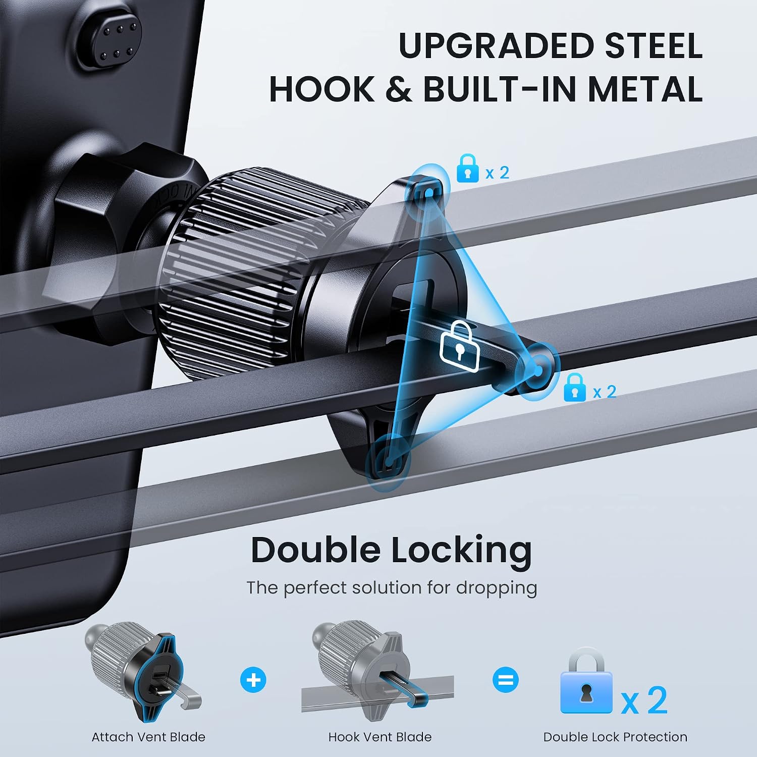 Detalle de CINDRO Handyhalterung Auto 360° Drehbar