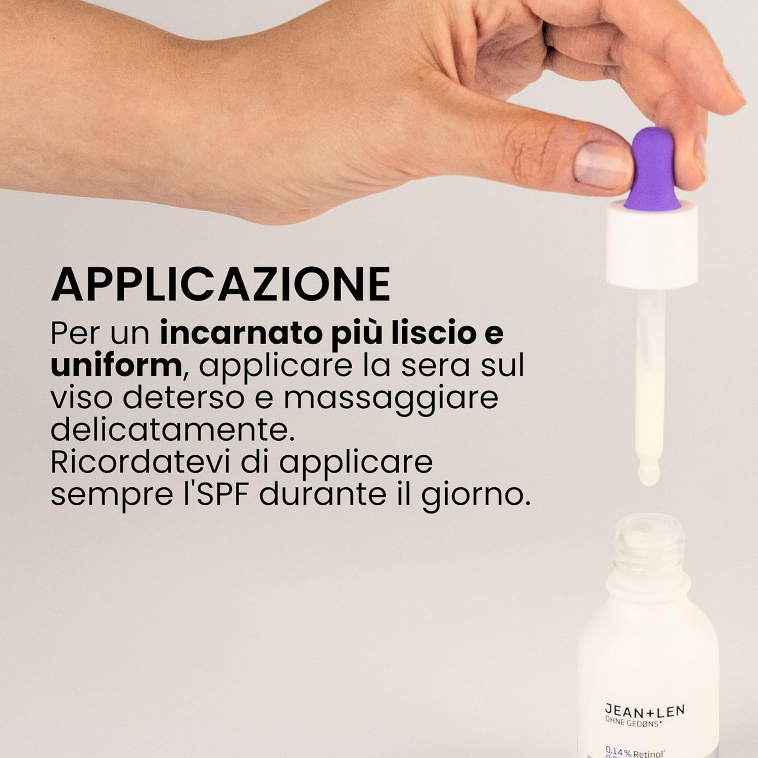 Detalle de Jean & Len Renewing Booster Serum: booster anti-età per tutti i tipi di pelle, 30 ml