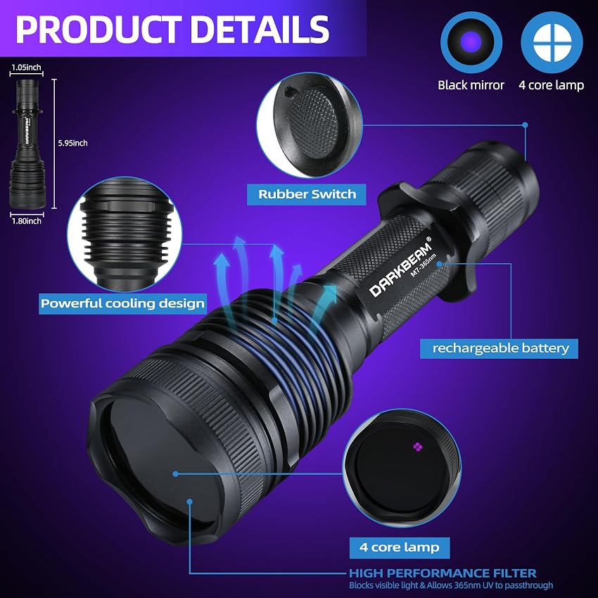 Thumbnail 4 de Lampe de poche DARKBEAM UV 365 nm